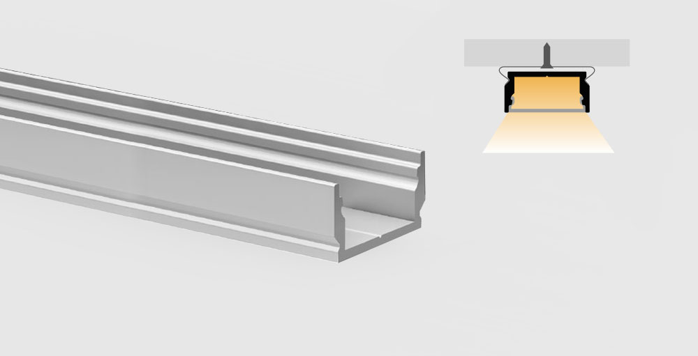 Profilo in alluminio – superfici piane – PR115
